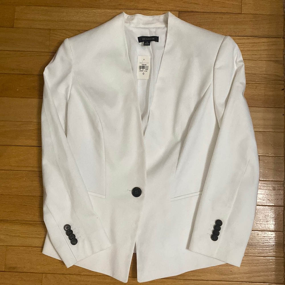 White Ann Taylor Blazer